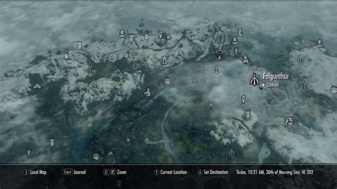 It is only accessible during the final stages of the related quest. . Folgunthur skyrim